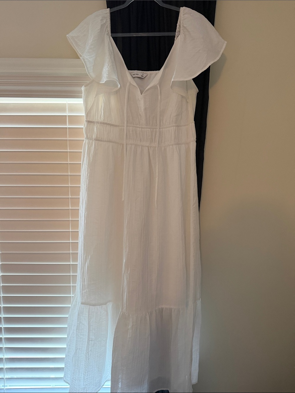 White Nine West Maxi Dress